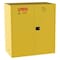Jamco Hazardous Material Storage Cabinet, 120 gal, 1 Shelves, Steel, 59 in W x 65 in H x 34 in D, Yellow BV2YP - alternate 1