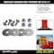 Snap-Loc Carriage Bolt, Square Neck, 5/16"-18, 1 in L, Steel, Grade 5, Zinc Plated SLFCBDS1 - alternate 3