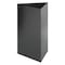 Safco 17 gal. Steel Triangular Trash Can, Black 9551BL - alternate 1