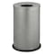 Safco 35 gal. Puncture-Resistant Steel Round Trash Can, Black 9677NC - alternate 1