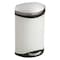 Safco 3 gal. Rigid Plastic Oval Wastebasket, White 9901WH - alternate 1