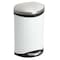 Safco 3 gal. Rigid Plastic Oval Wastebasket, White 9901WH - alternate 2