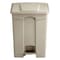 Safco 17 gal. Plastic Rectangular Trash Can, Beige 9922TN - alternate 2