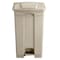 Safco 23 gal. Plastic Rectangular Trash Can, Beige 9923TN - alternate 3