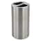 Safco 15 gal Round Indoor Metal Can, Stainless Steel, None, Aluminum, Not Applicable 9931SS - alternate 1