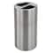 Safco 15 gal Round Indoor Metal Can, Stainless Steel, None, Aluminum, Not Applicable 9931SS - alternate 3