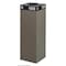 Safco 42 gal Square Trash Can, Open Top, Brown, Heavy Gauge Steel, 1 Openings 2984BR - alternate 2