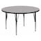 Flash Furniture Round Activity Table, Laminate, Grey XU-A60-RND-GY-T-P-GG - alternate 1