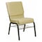 Flash Furniture Fabric Church Chair w/Book Rack, Beige XU-CH-60096-BGE-BAS-GG - alternate 1