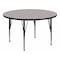 Flash Furniture Round Activity Table, Laminate, Grey XU-A42-RND-GY-H-P-GG - alternate 1