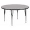 Flash Furniture Round Activity Table, Laminate, Grey XU-A42-RND-GY-T-P-GG - alternate 1