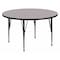 Flash Furniture Round Activity Table, Laminate, Grey XU-A48-RND-GY-H-P-GG - alternate 1