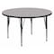 Flash Furniture Round Activity Table, Laminate, Grey XU-A48-RND-GY-T-P-GG - alternate 1