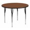 Flash Furniture Round Activity Table, Laminate, Wood Grain XU-A42-RND-OAK-H-A-GG - alternate 1