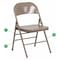 Flash Furniture Folding Chair, Metal, Beige HF3-MC-309AS-BGE-GG - alternate 1