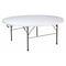 Flash Furniture Round Folding Table, Plastic Top, White RB-183RFH-GG - alternate 1