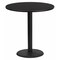 Flash Furniture Round Laminate Table Top, Laminate Top, Wood Grain XU-RD-42-BLKTB-TR24B-GG - alternate 1