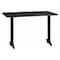 Flash Furniture Rectangle Laminate Table Top, 30" W, 48" L, 31.125" H, Laminate Top, Wood Grain XU-BLKTB-3048-T0522-GG - alternate 1