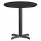 Flash Furniture Round Laminate Table Top, Laminate Top, Wood Grain XU-RD-24-BLKTB-T2222-GG - alternate 1