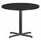 Flash Furniture Round Laminate Table Top, Black XU-RD-36-BLKTB-T3030-GG - alternate 1
