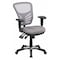 Flash Furniture Contemporary Chair Mid-Back Exec Chair, Gray, Adjustable Arms, 18" to 23" Height, Foam, Gray HL-0001-GY-GG - alternate 1