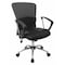 Flash Furniture Mesh Contemporary Chair, 18-1/2" to 22-1/2", Fixed Arms, Grey LF-W23-GREY-GG - alternate 1