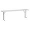 Flash Furniture Rectangle Training Table, Plastic Top, White RB-1896-GG - alternate 1
