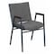Flash Furniture Fabric Stack Armchair, Gray XU-60154-GY-GG - alternate 1