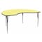 Flash Furniture Kidney Activity Table, Laminate, Yellow XU-A4872-KIDNY-YEL-T-A-GG - alternate 1