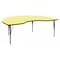 Flash Furniture Kidney Activity Table, Laminate, Yellow XU-A4872-KIDNY-YEL-T-P-GG - alternate 1