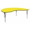 Flash Furniture Kidney Activity Table, Laminate, Yellow XU-A4896-KIDNY-YEL-H-P-GG - alternate 1