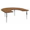 Flash Furniture Horseshoe Activity Table, Laminate, Wood Grain XU-A6066-HRSE-OAK-T-P-GG - alternate 1