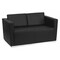 Flash Furniture Loveseat, 32" x 31", Upholstery Color: Black ZB-TRINITY-8094-LS-BK-GG - alternate 1
