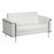 Flash Furniture White LeatherSoft Double Stitch Detail Loveseat ZB-LESLEY-8090-LS-WH-GG - alternate 1