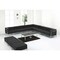 Flash Furniture HERCULES Imagination Series Black LeatherSoft Sectional & Ottoman Set with Ganging Clips, 12 Pieces ZB-IMAG-SET18-GG - alternate 1