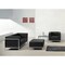 Flash Furniture HERCULES Imagination Series Black LeatherSoft Loveseat, Chair & Ottoman Set with Ganging Clips ZB-IMAG-SET11-GG - alternate 1
