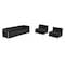 Flash Furniture HERCULES Imagination Series Black LeatherSoft Sofa & Chair Set with Ganging Clips ZB-IMAG-SET13-GG - alternate 1