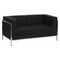 Flash Furniture Loveseat, 28-3/4" x 27-1/4", Upholstery Color: Black ZB-IMAG-LS-GG - alternate 1
