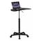Flash Furniture Computer Desk Laptop Desk, Black, 13" D X 27-1/2" to 37-1/2" H, 25" W X Laminate, Black NAN-JN-2792-GG - alternate 1