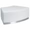 Flash Furniture Hercules Alon Convex Chair, White Back, 41-1/2 in W 25-1/4" L 16" H, Leather Seat ZB-803-SEAT-WH-GG - alternate 1