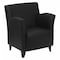 Flash Furniture Hercules Roman Lounge Chair, 30 in W 27" L 34" H, Flared, Leather Seat ZB-ROMAN-BLACK-GG - alternate 1