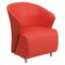 Flash Furniture Accent Chair, 26-1/2" x 32-1/2", Upholstery Color: Red ZB-6-GG - alternate 1