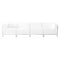 Flash Furniture HERCULES Imagination Series Melrose White LeatherSoft 4 Piece Lounge Set with Ganging Clips ZB-IMAG-SET8-WH-GG - alternate 1