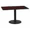 Flash Furniture Rectangle Laminate Table, Laminate Top, Wood Grain XU-MAHTB-3048-TR24-GG - alternate 1
