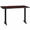 Flash Furniture Rectangle Laminate Table, Laminate Top, Wood Grain XU-MAHTB-3048-T0522-GG - alternate 1