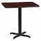 Flash Furniture Rectangle Laminate Table, Laminate Top, Wood Grain XU-MAHTB-2430-T2222-GG - alternate 1