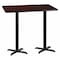 Flash Furniture Rectangle Laminate Table, Laminate Top, Wood Grain XU-MAHTB-3060-T2222B-GG - alternate 1