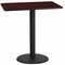 Flash Furniture Rectangle Laminate Table, Laminate Top, Wood Grain XU-MAHTB-2442-TR24B-GG - alternate 1