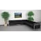 Flash Furniture 7 pcs. Living Room Set, 28-3/4", 113" x 27-1/2", Upholstery Color: Black ZB-IMAG-SECT-SET1-GG - alternate 1