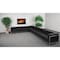 Flash Furniture 9 pcs. Living Room Set, 28-3/4" to 113" x 27-1/2", Upholstery Color: Black, Series: Imagination ZB-IMAG-SECT-SET3-GG - alternate 1